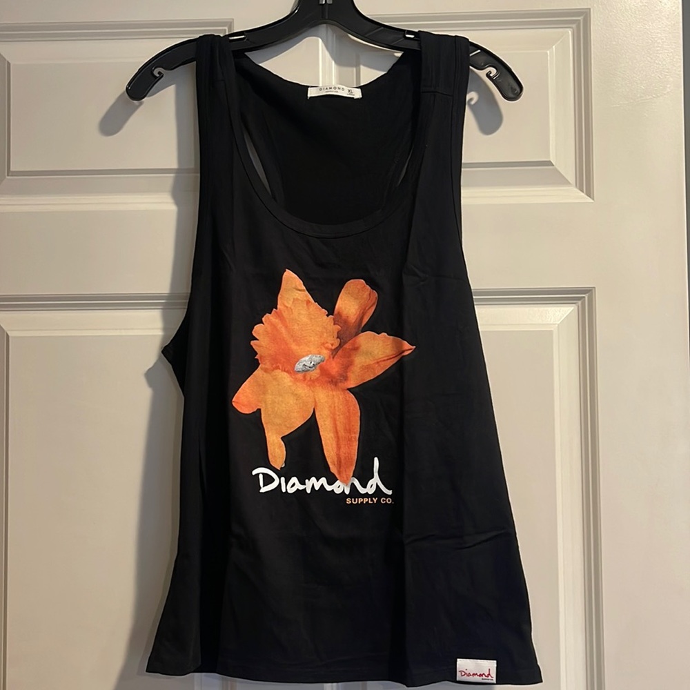 NWT Diamond Supply Co. Black Tank sz XL